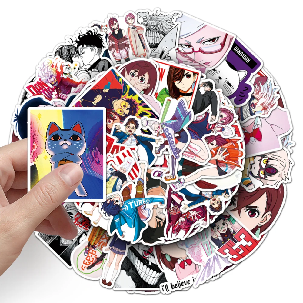 10/30/50pcs Dandadan Anime Car - đánh giá và giá Laptop Accessories Cool