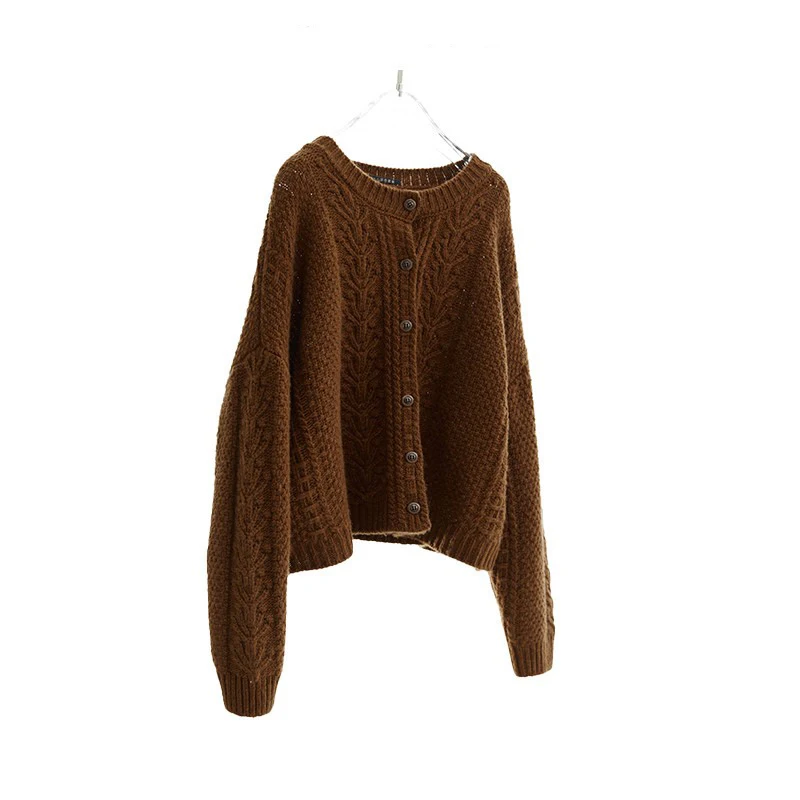 Comfortable and Relaxed~ Sweater Coat, Women's Wool Cardigan, High-End Vintage Lazy Knit Top, New Autumn and Winter Style