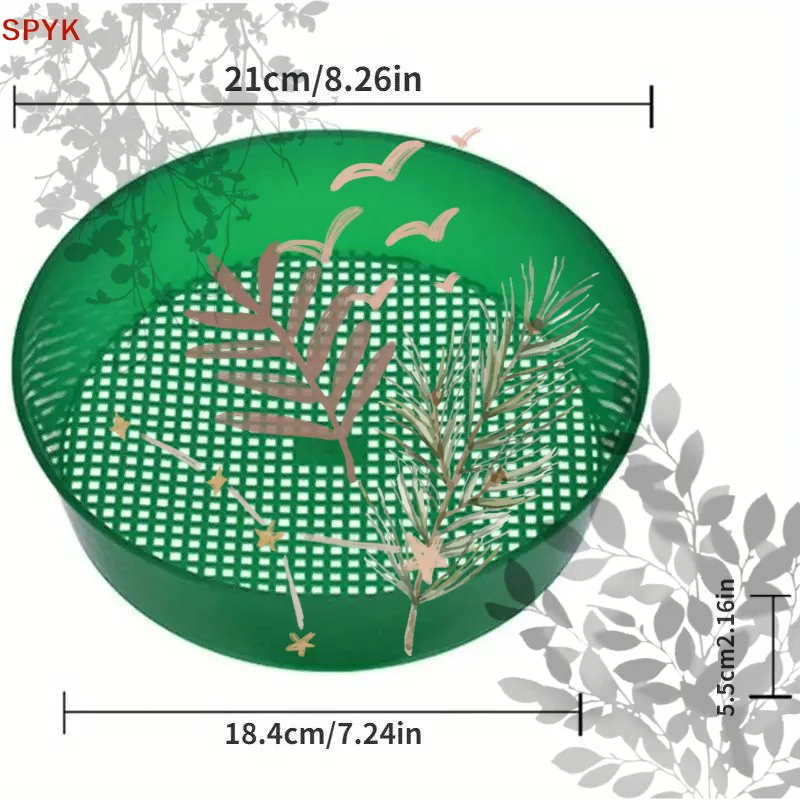 Plastic Soil Sieve Filter Mesh For Stone Sifting Filtration: Home Garden Flower Plant Nursery Tools