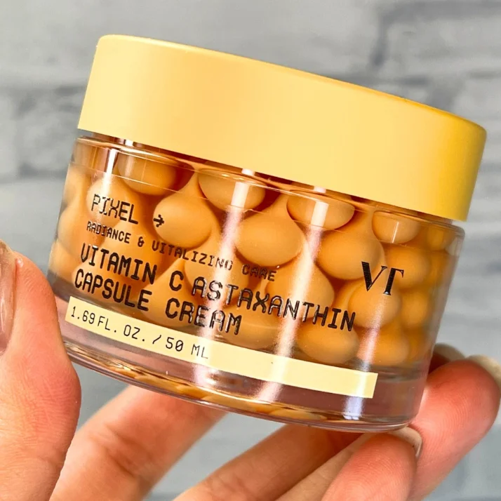 

50ml VT Cosmetics Korean Brand Nourishing Clear Moisturizer Radiance Revitalizing Facial Care VitaminC Astaxanthin Capsule Cream
