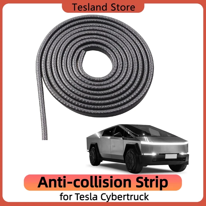 

Anti-collision Strip for Tesla Cybertruck Car Door Soundproof Sealling Protector Strips Universal Auto Body Rubber Edge Guard