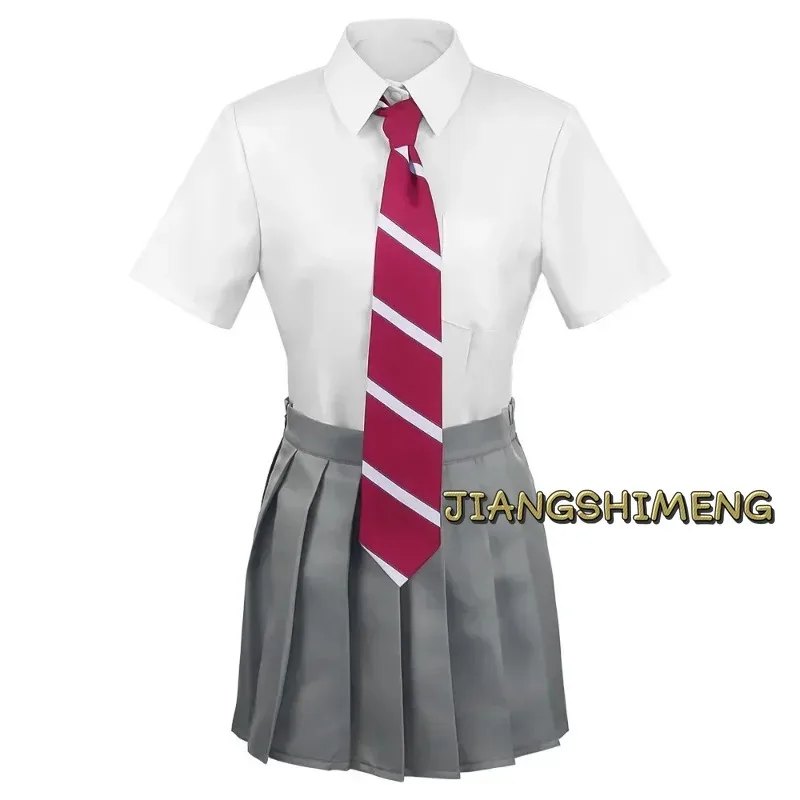 Q156 تاتشيبانا أنيمي طوكيو المنتقمون هيناتا تاتشيبانا تأثيري حلي شعر مستعار JK زي مدرسي قميص التعادل تنورة الجوارب