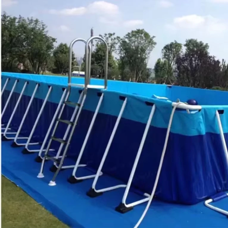 

Надувной каркасный бассейн для улицы, новый дизайн, популярный металлический каркасный бассейн для плавания на открытом воздухе