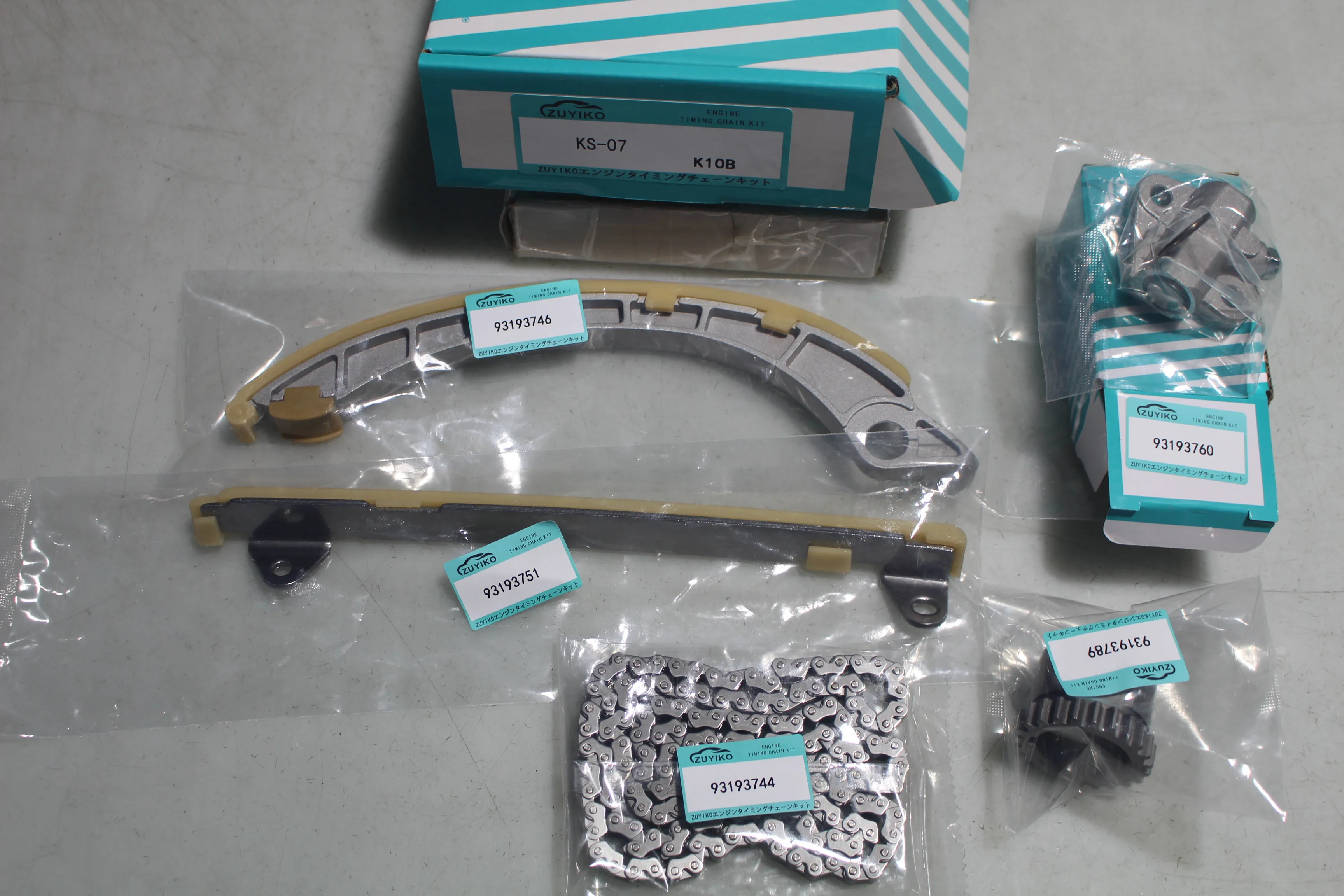 K12b K10b توقيت سلسلة كيت لسوزوكي ألتو LGNIS جيمي ليانا SX-4 سويفت K10B K12B المحرك 12761-69l10 12831-69l00 KS-07