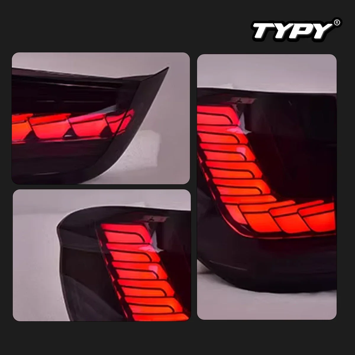 

TYPY Новый светодиодный задний фонарь, обновленный, модифицированный для BMW X5 F15 2014-2018, задний фонарь с динамическим сигналом, задний фонарь, автоаксессуары