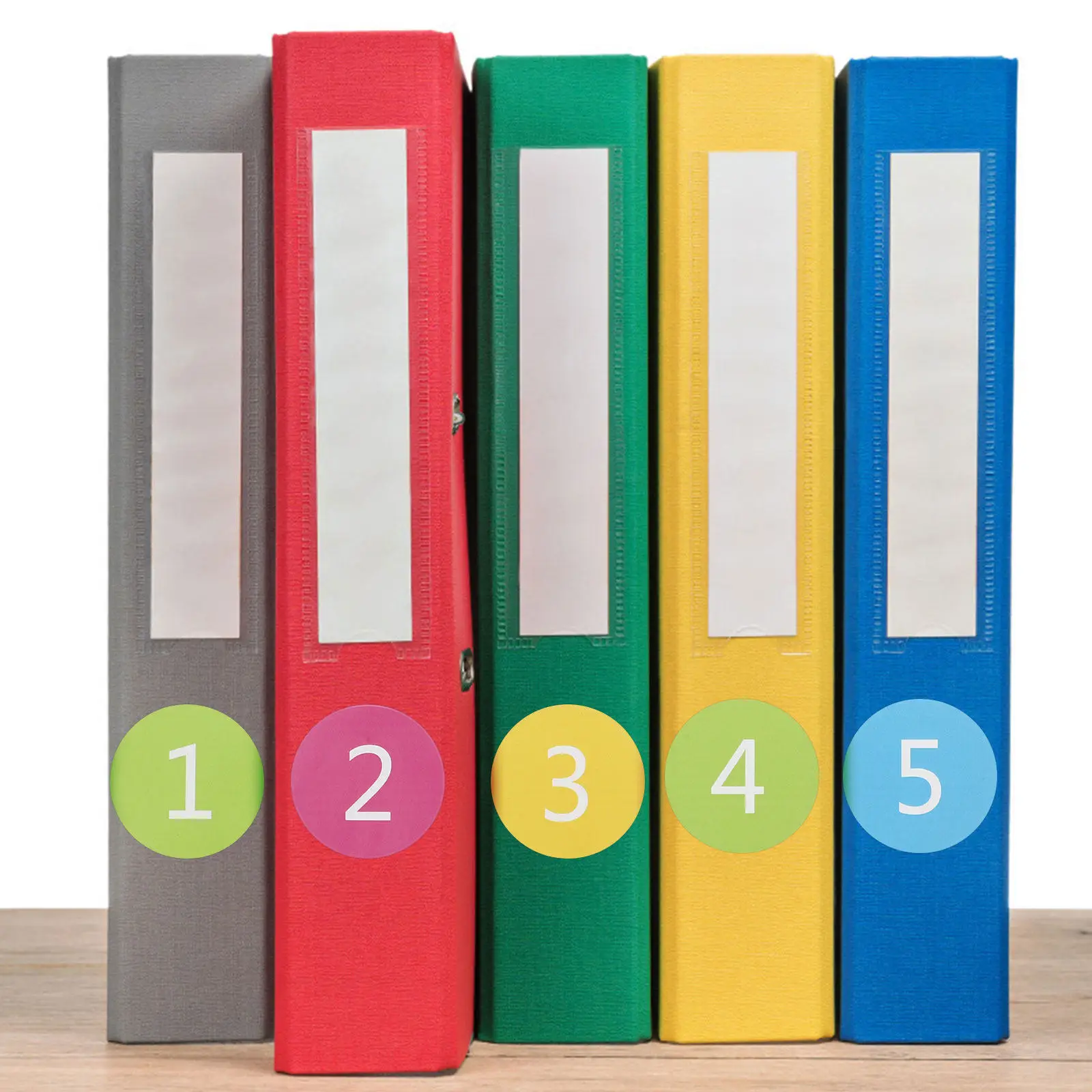 

100Pcs Number Stickers Colored Labels Self-Adhesive Marking Stickers for Office Home Classroom Floor Identification Organizing