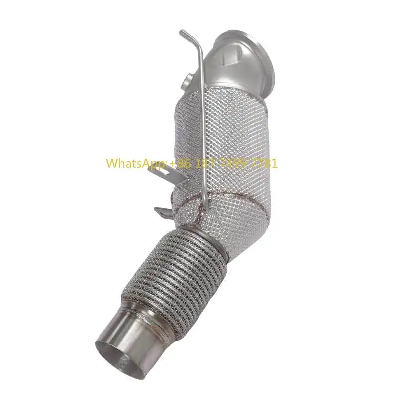 

Выхлопная система из нержавеющей стали с внутренней втулкой теплозащитного экрана OPF для. B48 2.0T Выхлопная водосточная труба