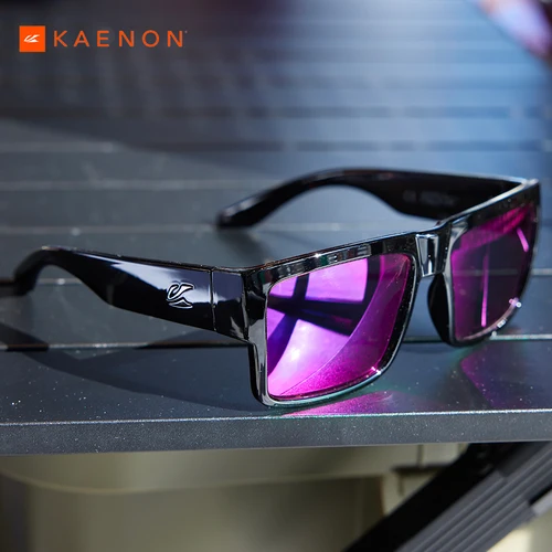 KAENON, nuevo tipo, gafas de sol con revestimiento polarizado, gafas de sol de pesca antirreflectantes para conducir para hombres, gafas anchas, piernas