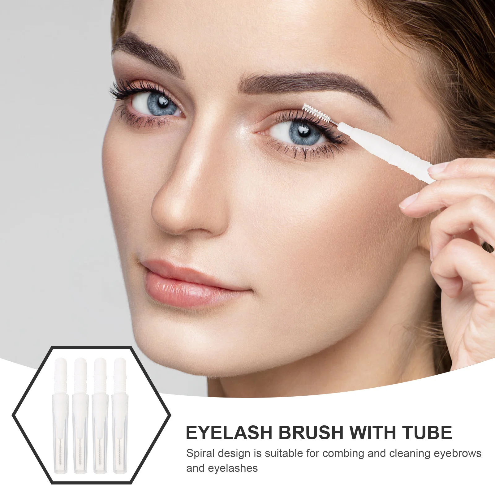 

20Pcs Nylon Interdental Brush for Makeup Precision Eyebrow Grooming Compact Portable Design Ideal for Daily Routine