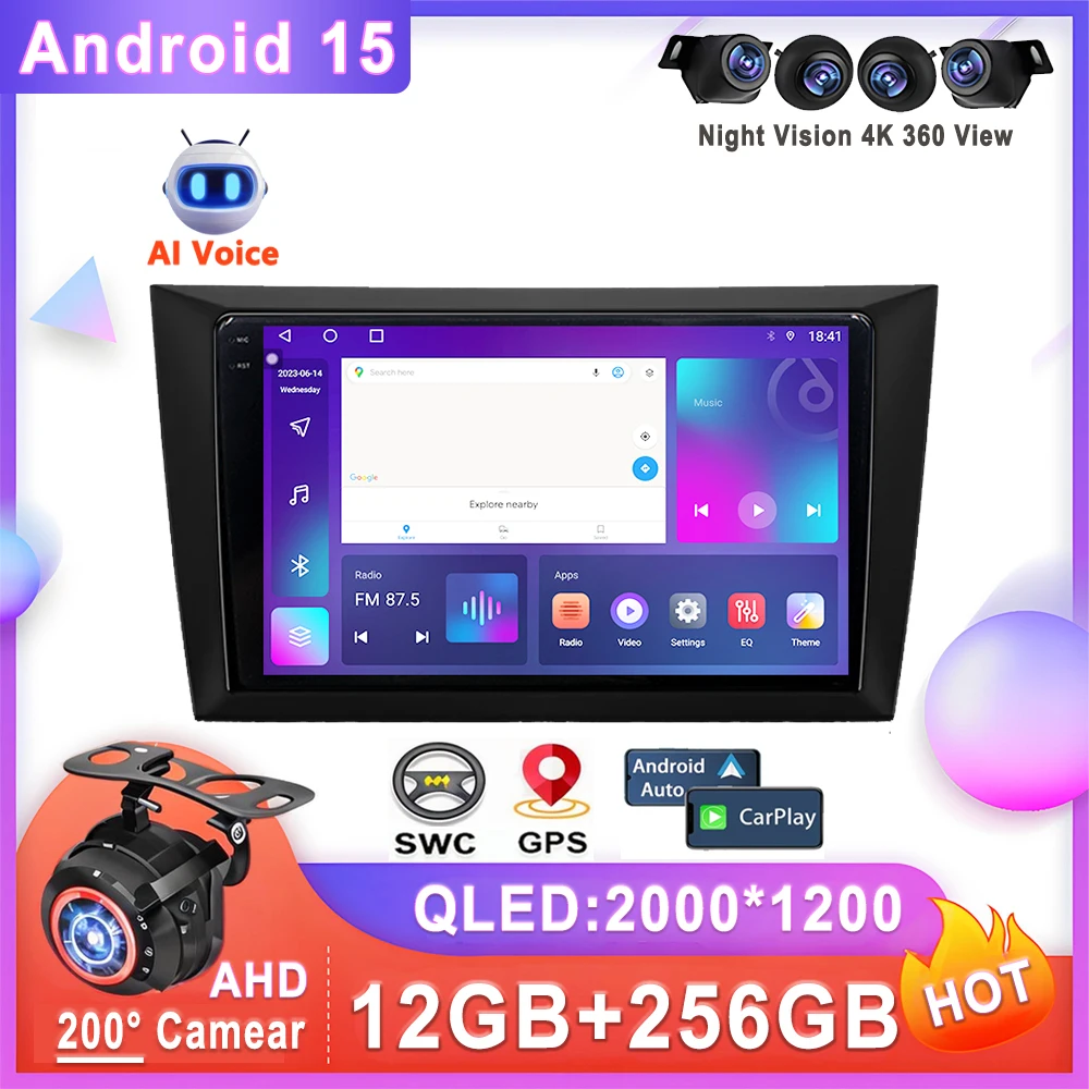

Car Radio Android 15 For Volkswagen Golf 6 2008 - 2016 Head Unit Stereo Multimedia Player Screen Navigation Dash Cam Auto GPS