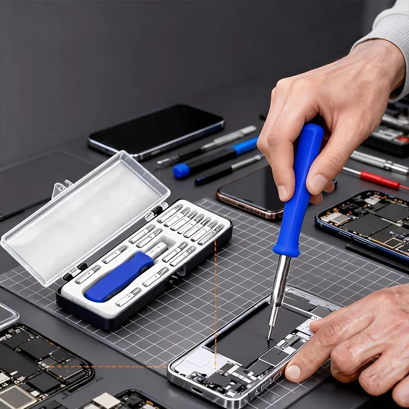 16 in 1 Precision Screwdriver Set Multifunctional Repair Tool Kit for Phones Tablets Watches Glasses Laptops Cameras Printers