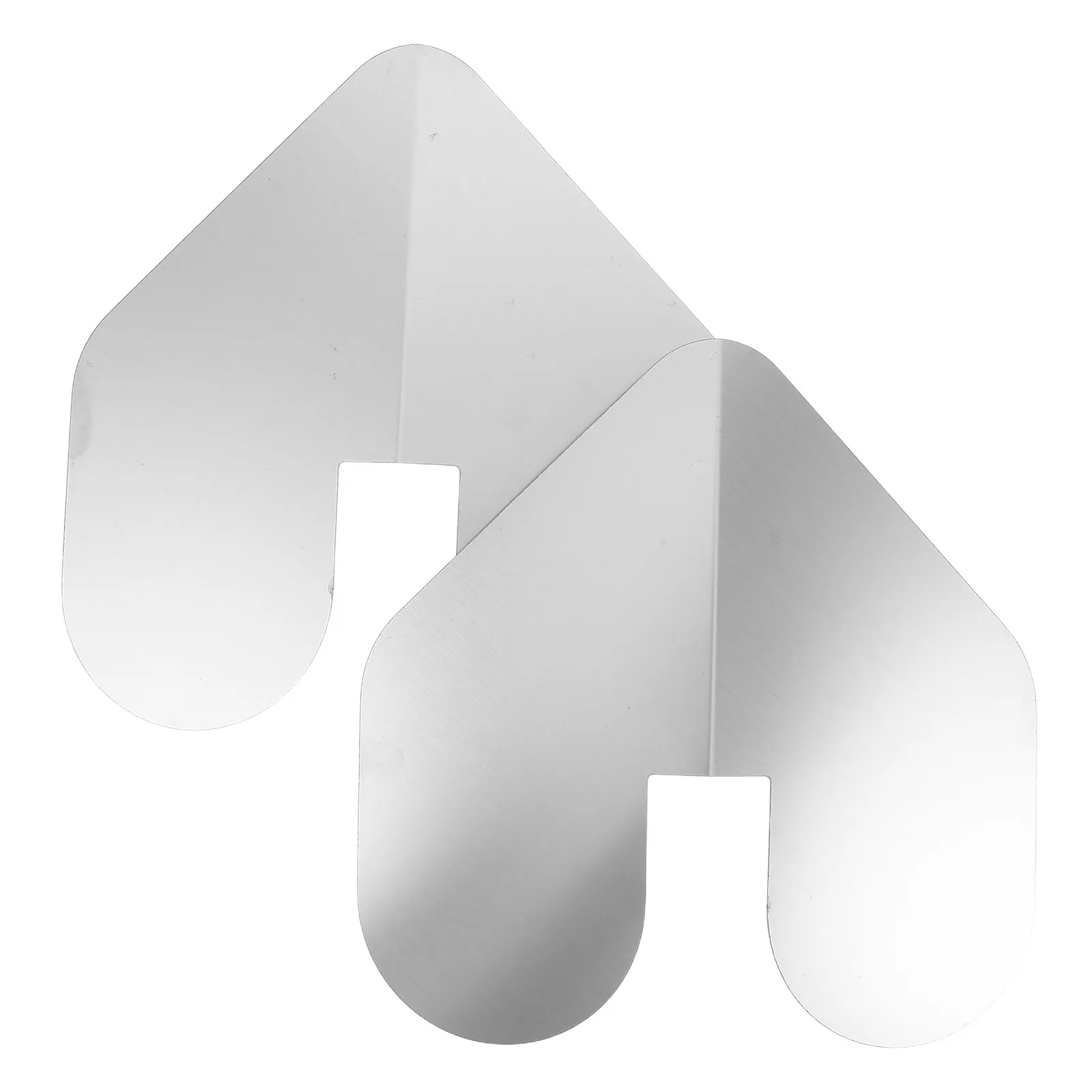 1Set Stainless Steel Boat Bow Protector Notched Keel Guard Adhesive Corrosion Resistant for Kayak Fiberglass Trailer