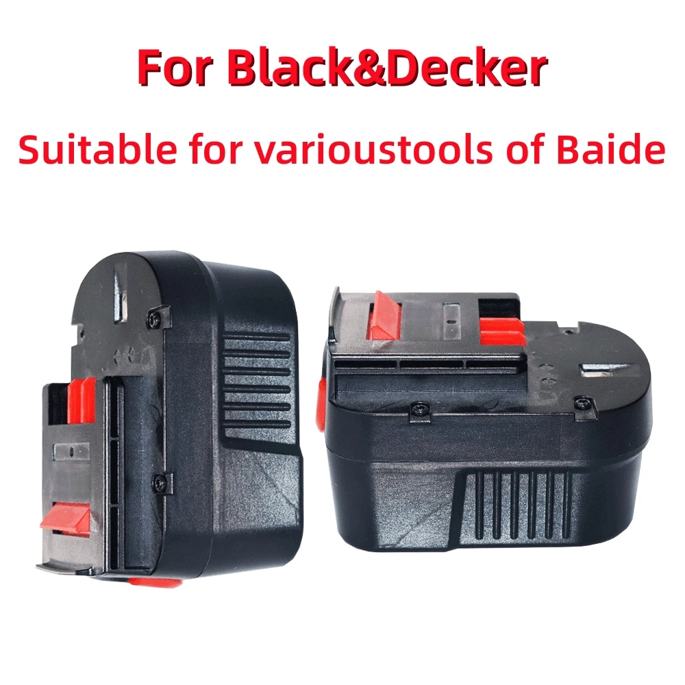 12V 4.0/6.0Ah Rechargeable Tool Battery for Black&Decker A12 A12EX FSB12 FS120B A1712 HP12K HP12 Ni-MH Replacement Drill Battery