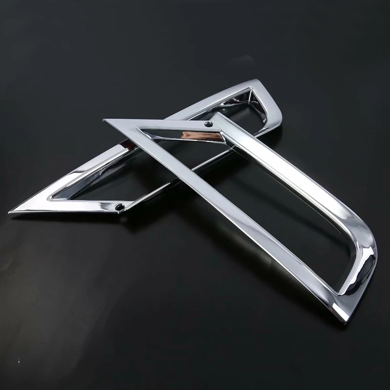 For Volkswagen VW T-Roc 2017 2018 ABS Chrome Car Front Fog Light/Rear Tail Fog Light Lamp Cover Trim