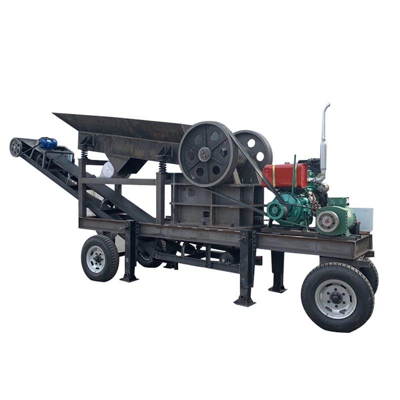 Tiger Mouth Jaw Crusher Small Steel Crusher For Concrete Ore Stone Crushing For Mining Gear Component Hammer Crusher