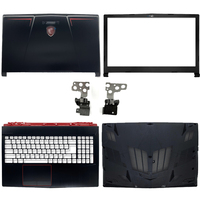 New portable lcd back cover/front frame/hinges/hinges cover/handrest/bottom case for msi ge63 ge63vr 3077c1a213hg017 3076p5a211