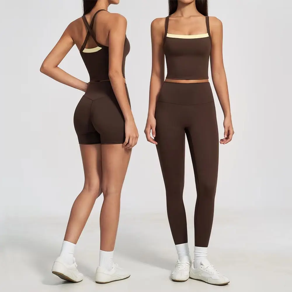 set-yoga-2-pezzi-per-donna-completo-da-palestra-con-leggings-a-vita-alta-e-schiena-scoperta-pantaloncini-fitness-top-sportivo-con-schiena-incrociata-abbigliamento-sportivo-per-allenamento