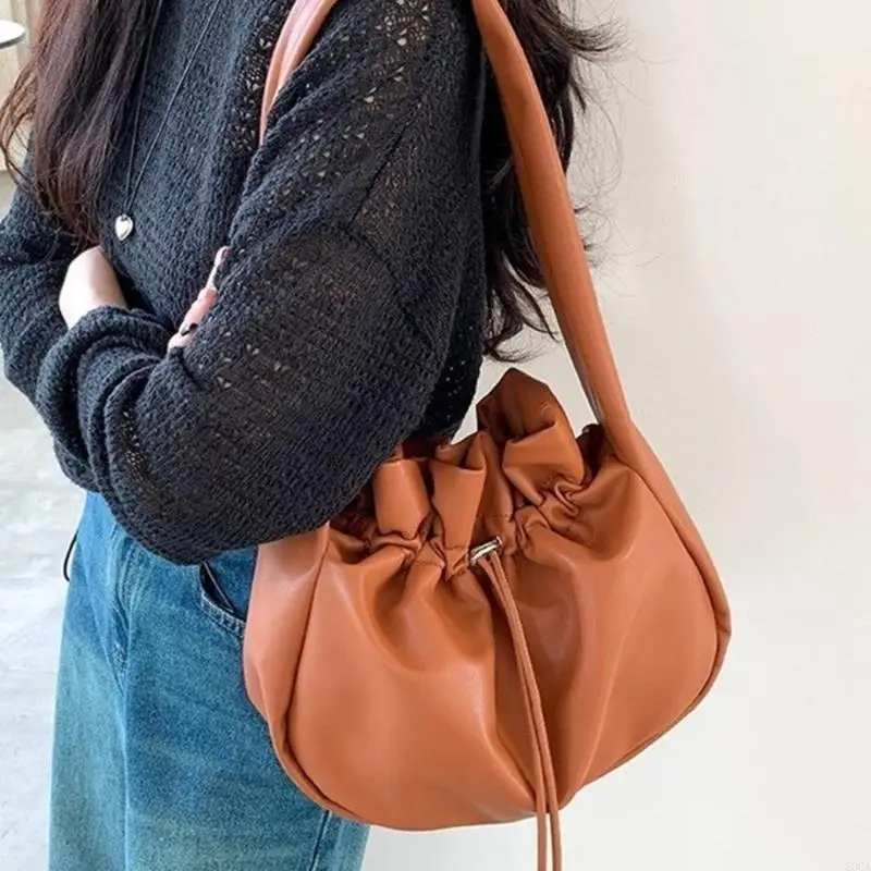 Soft Leather Vintage Shoulder Bags For Women Axillary Bag Purses And Handbag 20CA