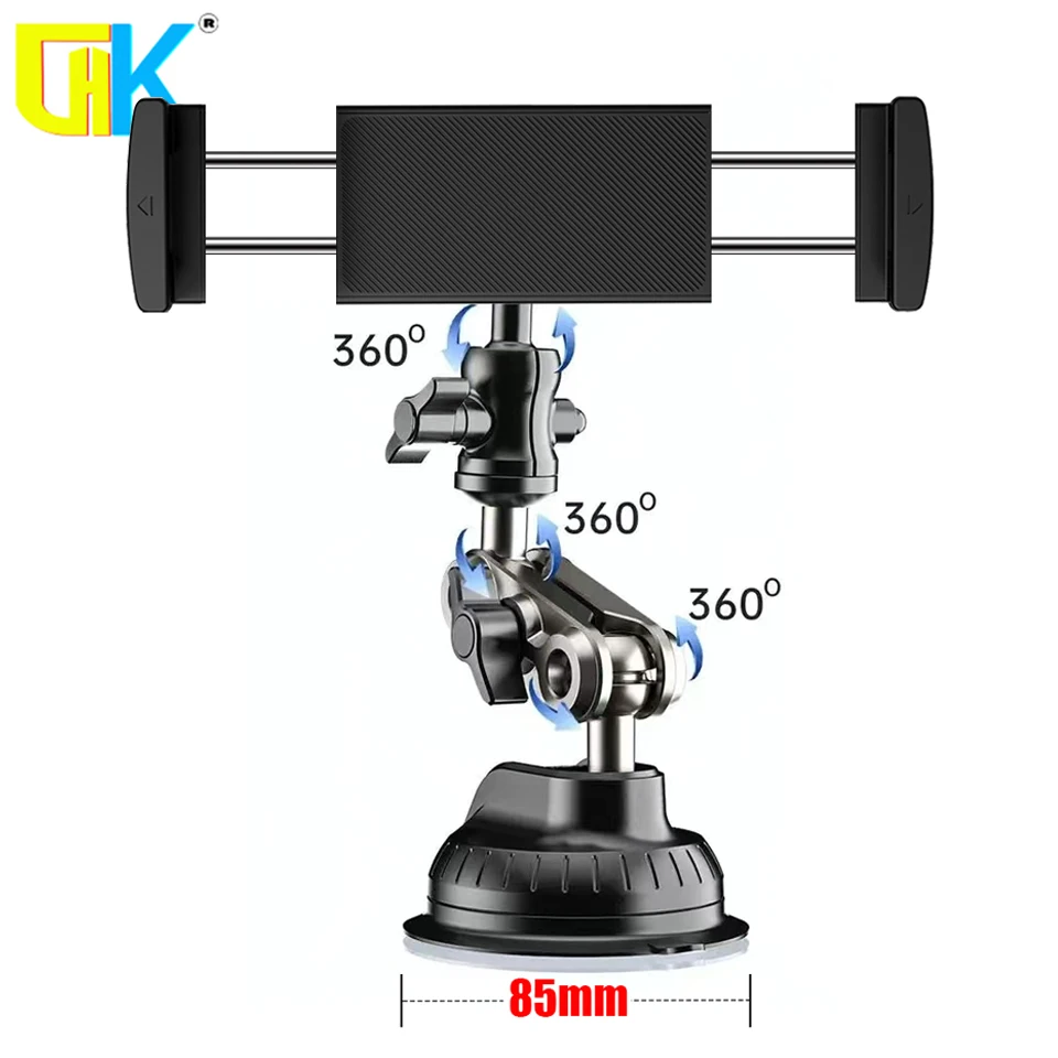 

4.7-13in Car Tablet stand Bracket Selfie Fixed Mobile Phone Outdoor Travel Self-driving Sucker Bracket For Car Window Windshield