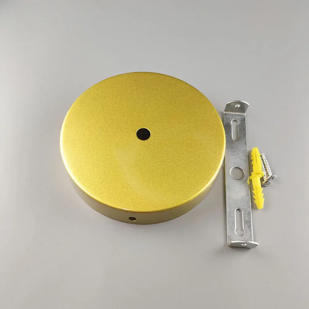 Metal Base Plate For Pendant Light Fixture Ceiling Canopy Mounting Accessory Iron Material Round Decorative Support Parts
