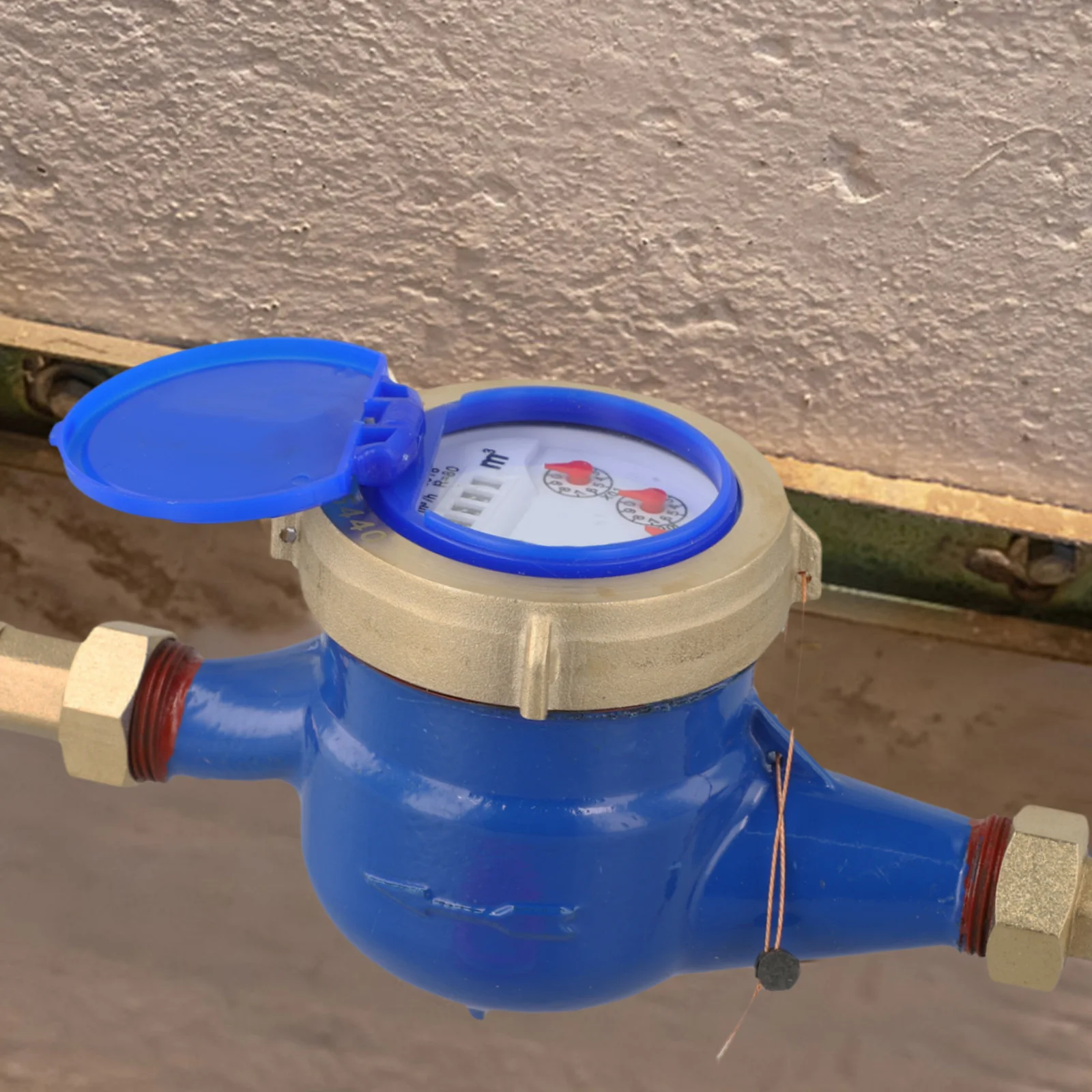 High-Precision Measurement Copper Connector Leak Detection 4-Pointer Measurement Anti-Rust Construction For DN15 Water Lines
