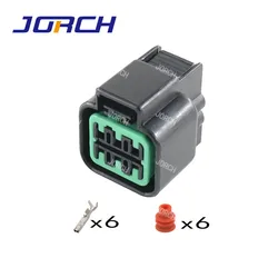 5sets 6pin KUM automotive headlight electrical plug Modern Kia headlamp waterproof connector PB625-06027
