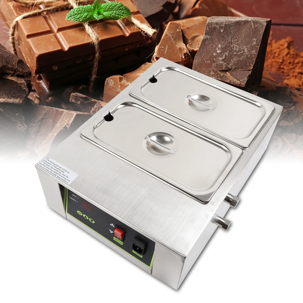 Commercial Electric Chocolate Warmer Boiler Tempering Machine Melting Pot