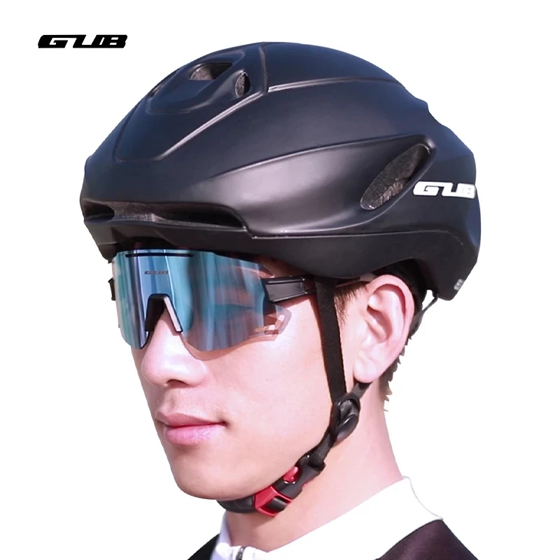 GUB Bicycle Helmet 54-62CM Intergrally-Molded Lightweight Adjustable Cycling Helmet EPS Buffer Safe Breathable Open Face Helmet