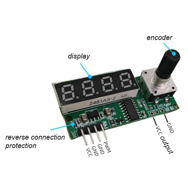 3.3-24V ESC Mini Servo Tester DIY Brushless Fan Motor Governor PWM Signal Output For RC Aircraft Model Digital Display