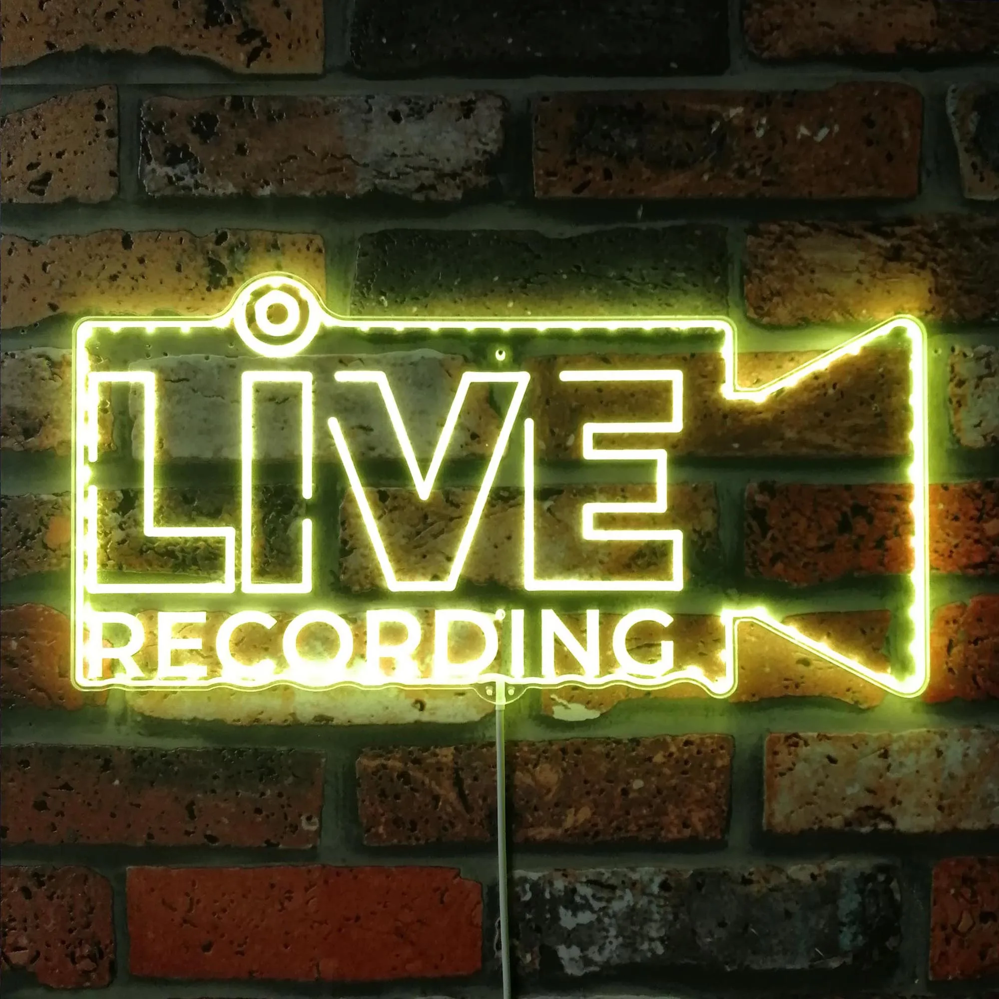 Live Recording On Air RGB Dynamic Glam LED Sign st06-fnd-i0235