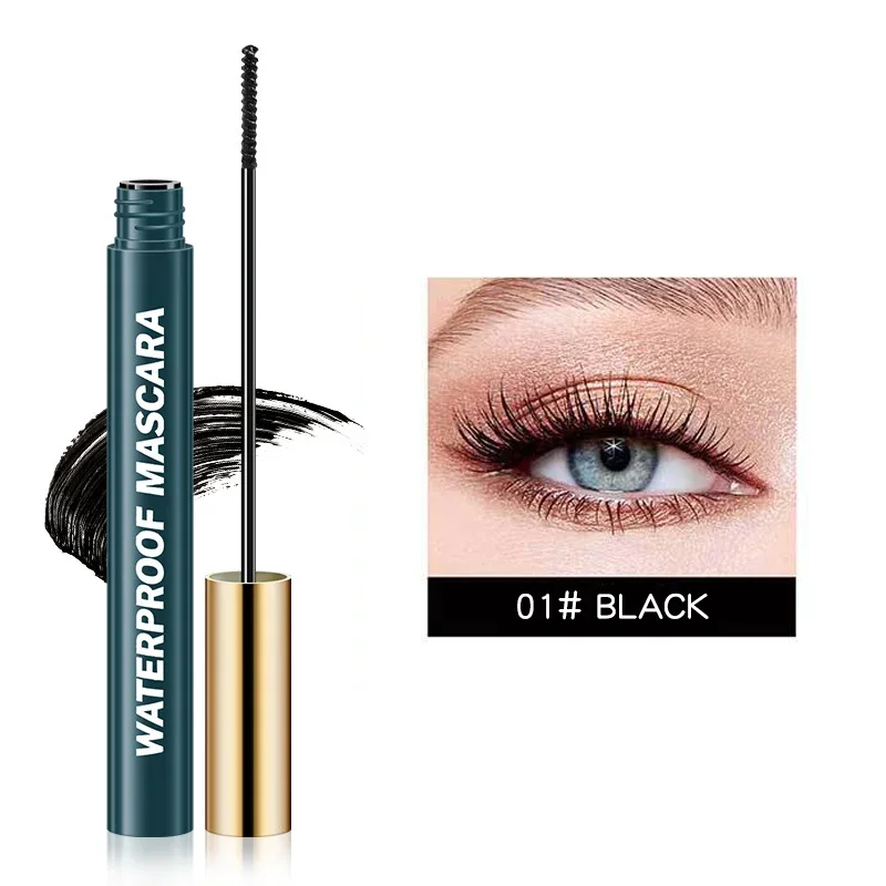 4D-mascara, zwart, waterdicht, ultralang, volumegevend, langdurig veegvast, perfecte festivals en speciale gelegenheden