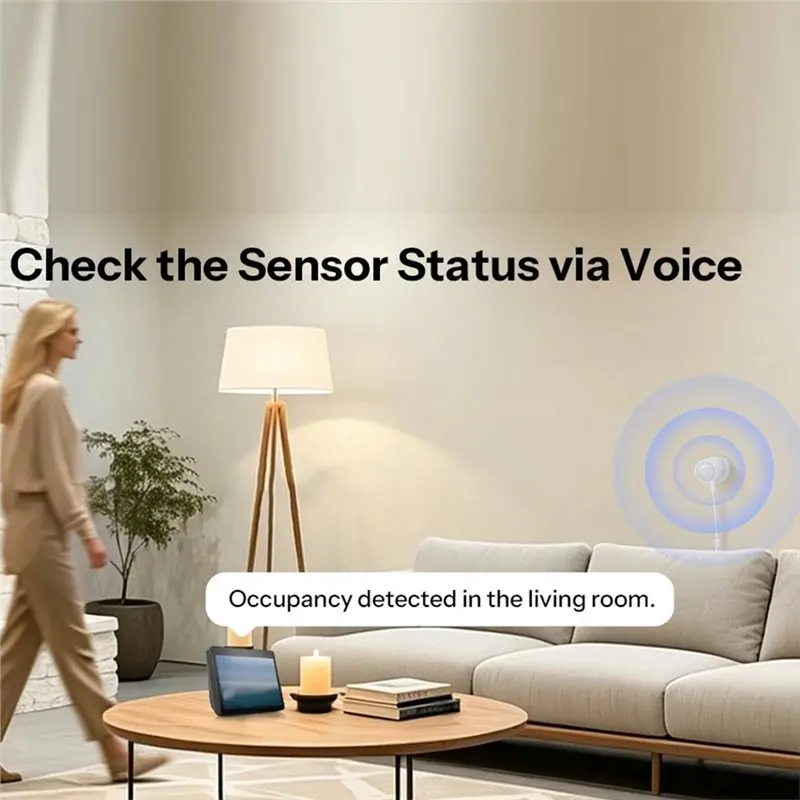 A98Z SNZB-06P Smart Motion Detector Zigbee Millimeter-Wave Radar Detector Human Presence Sensor 24G Smart Motion Sensing Guard