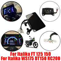 For Italika FT125 FT150 TS RC200 WS175 DT150 Motorcycle Speedometer Dashboard Tachometer Odometer LCD Screen Display Indicator