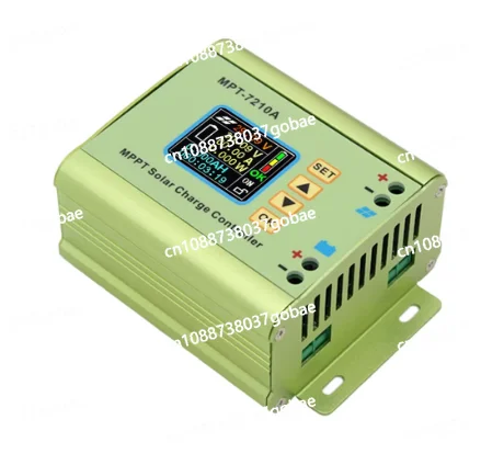 MPT-7210A MPPT Solar Charge Controller, Programmable Boost Module with Color Display for Battery Charging