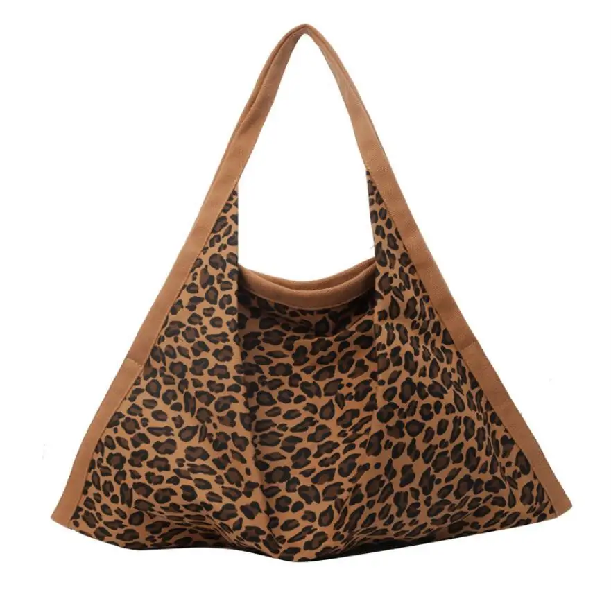 Fashion Leopard Print Women's Bag Large Capacity Tote Bag Versatile Handbag for Commuter Work Student Class Shopping bag