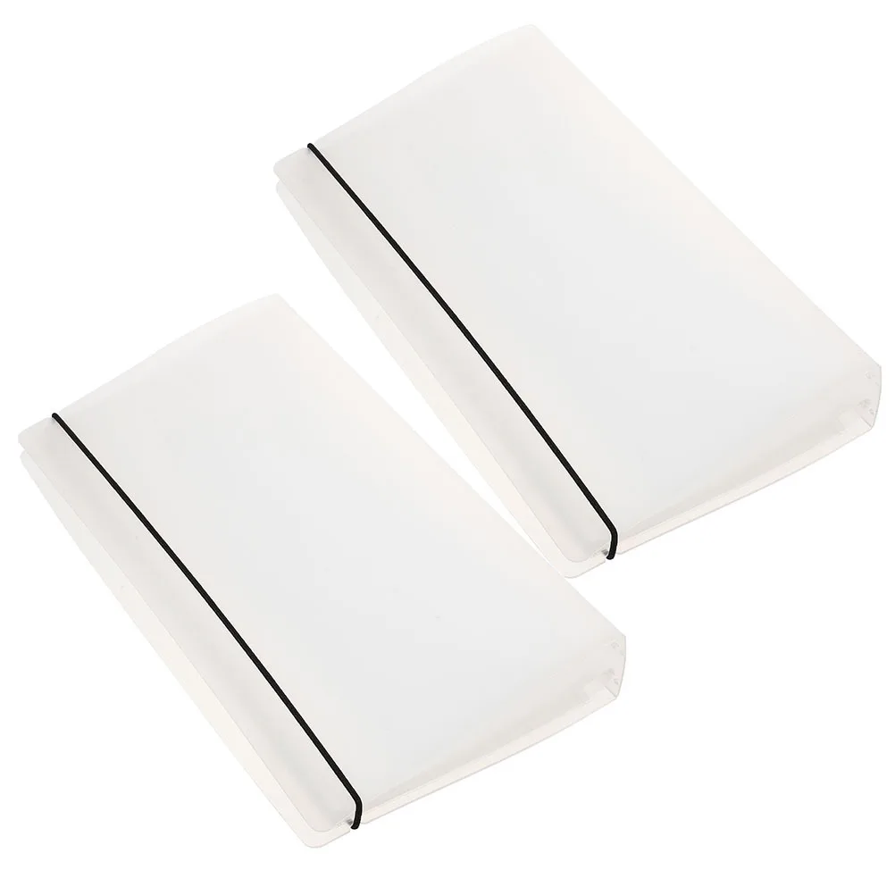 2 قطعة ألبوم مجموعة التذاكر حامل تخزين أوراق فضفاضة لفيلم حفلة موسيقية طائرة قطار تذاكر المحمولة تذكارية منظم الذاكرة