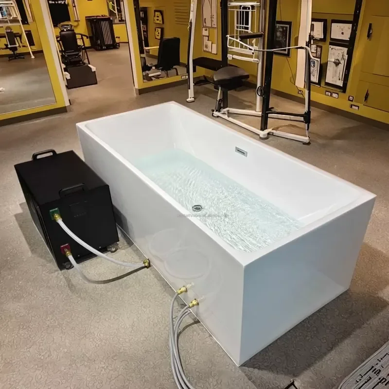 for Balboa Control Modern Portable Inflatable Rectangle Cold Plunge Tub for Home Outdoor Sports Quick Recovery Muscle Pain