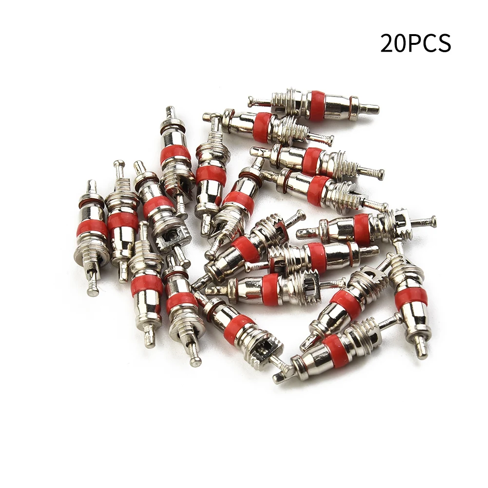 Insert Tyre Valve Core With Remover Tool 120mm 20pcs Replacement Accessories Motorcycle Wheel Parts Brand New Practical