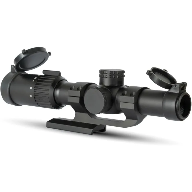 1-6x24 LPVO Rifle Scope with Offset Scope Mount