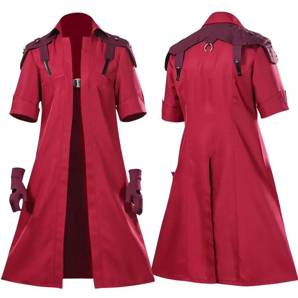 

DMC 5 Dante Cosplay Jacket Men Costume Disguise for Adult Man Jacket Coat Gloves Roleplay Outfits Halloween Carnival Suit
