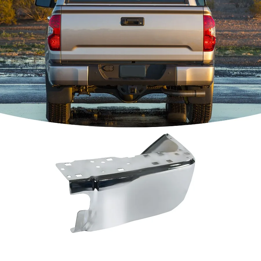 Right Rear Bumper End Caps Covers Corner Extension for Toyota Tundra 2014-2021