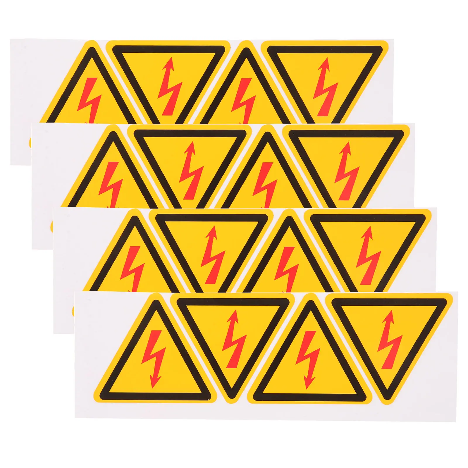 

4Pcs Electrical Hazard Warning Stickers Danger Symbol High Voltage Sticker Safety Signs Electric Panel Labels Caution