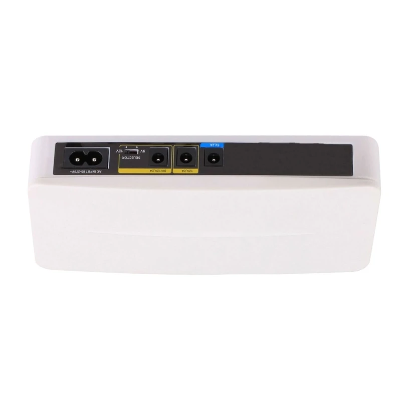 Fonte alimentação UPS 2x5000mAh para modem/roteadores/fonte alimentação câmera 5V9V12V24V