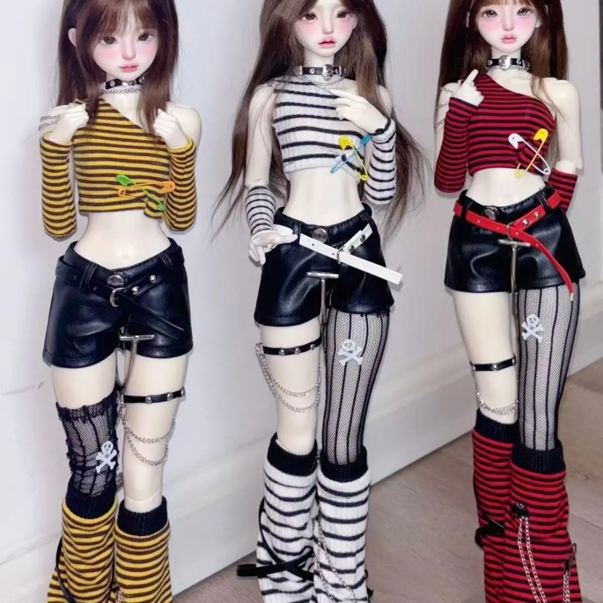 

Костюм для куклы 1/4 для куклы Bjd, майка, шорты, чехлы для ног, игрушки для девочек, платье, игровой домик, аксессуары для кукол, без куклы