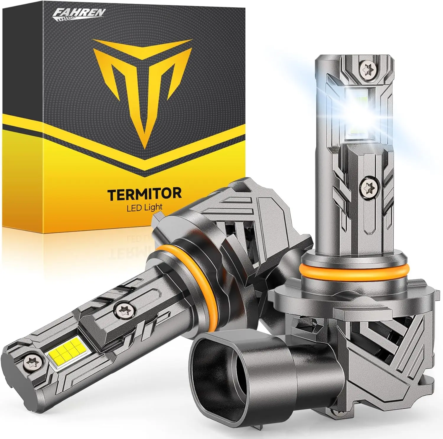 

2PCS 9006 LED CANBUS Light bulbs,45000LM HB4 Light Bulbs,6500K Cool White,1:1 Mini Size Quick Install Plug and Play 9006 bulbs