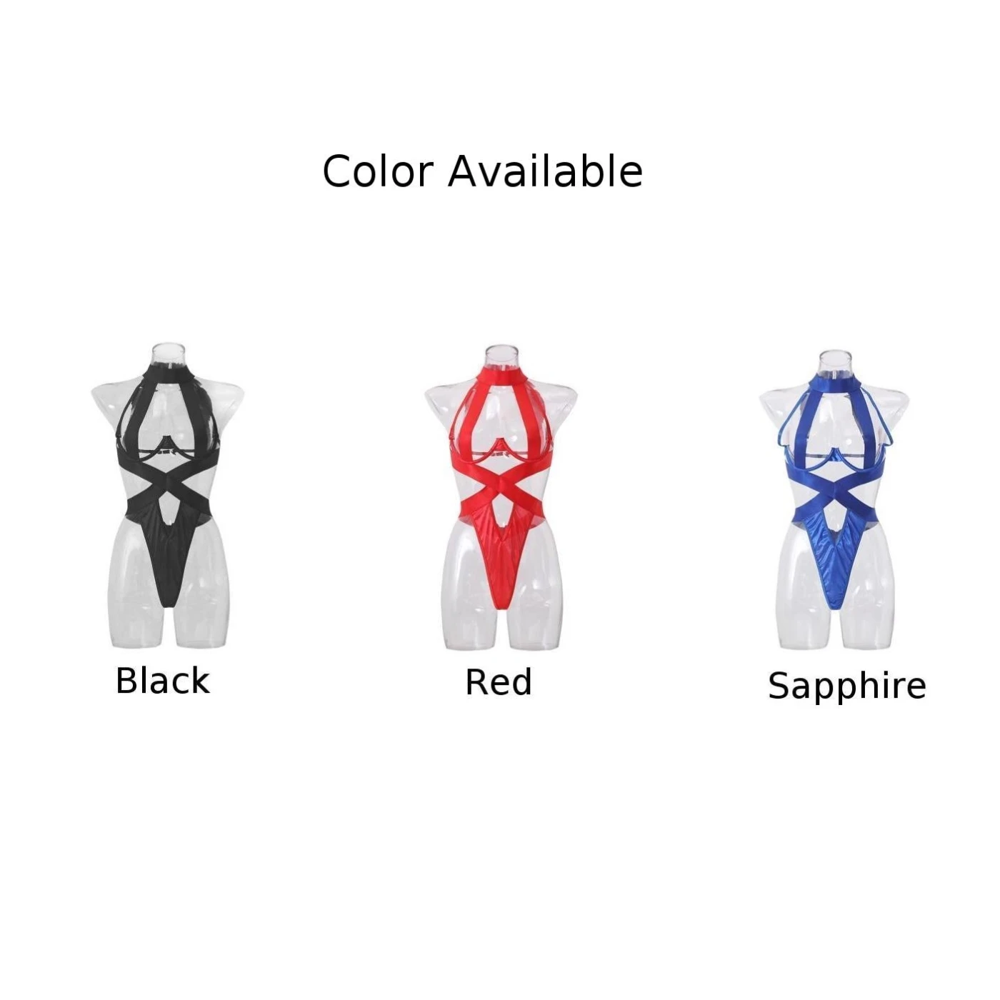 ملابس داخلية مجوفة للنساء ، بدلة جسم بقصة عالية ، ملابس داخلية بأربطة ، أزياء النادي