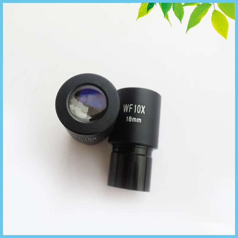 Wide Field Eyepiece WF10X 18mm Microscope Wide Angle Eyepiece 23.2mm Mounting Size Biological Microscope Accessory