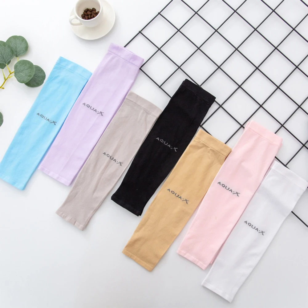 New Breathable Arm Sleeves Loose UV Protect Sun Protection Gloves Ultrathin Running Sunscreen Sleeves Outdoor