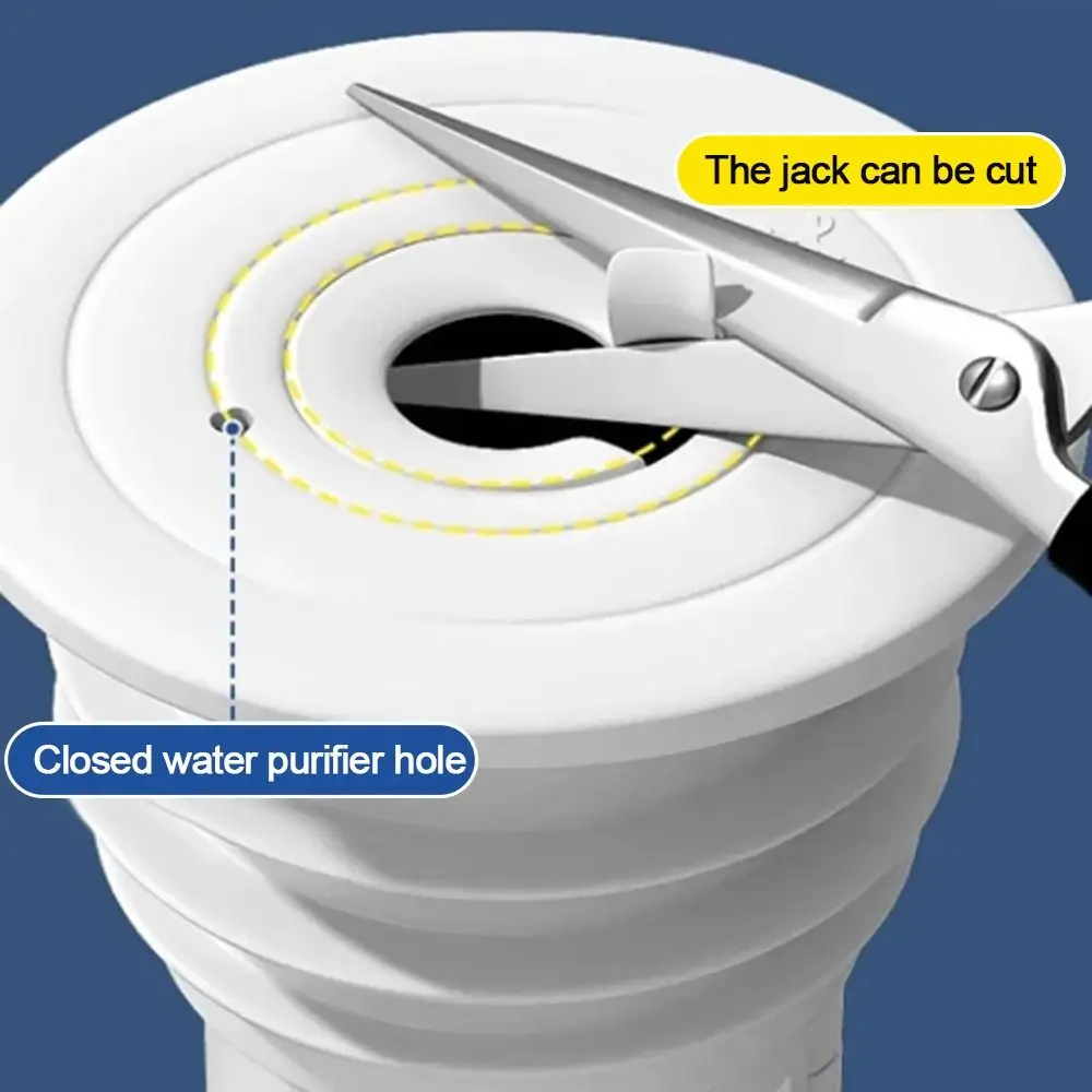 مقاومة للرائحة. سيليكون استنزاف فخ طبق تجفيف 2 ألوان استنزاف الأنابيب المصارف بالوعة المطبخ المجاري ختم المكونات المنزل