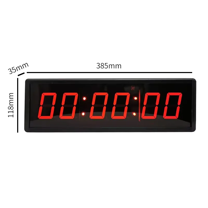 12/24 Hours Switch Countdown Interval Led Digital Timer with Remote Wireless Control EU Plug For Set Wall Clock